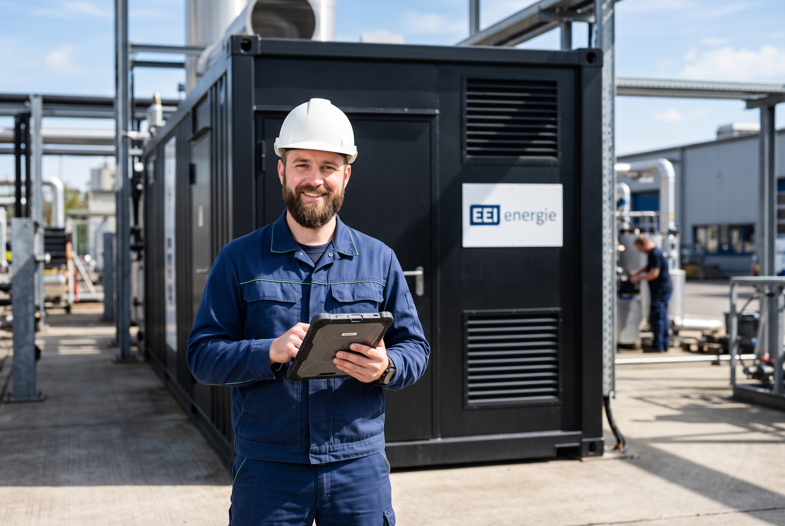 EEI-Servicetechniker bei der Arbeit